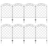 Outsunny Decorative Garden Fencing In X Ft Outdoor Picket Fence