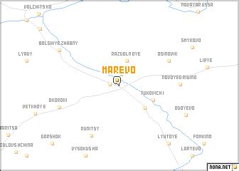 Marevo (Russia) map - nona.net