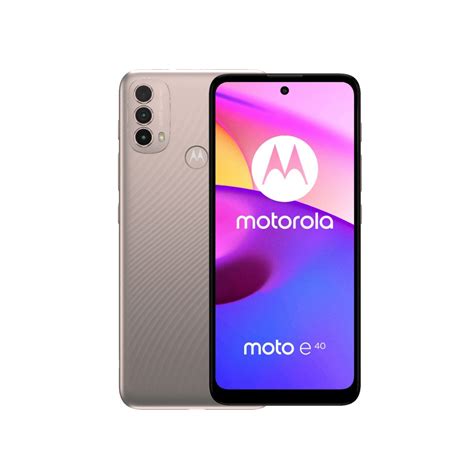 Motorola E40 - 4GB | 64GB - Carbon Gray - GREENTELCOM