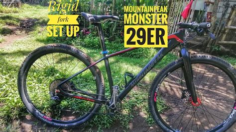 ASSEMBLE OF MOUNTAINPEAK MONSTER 29er Rigid Fork Set Up YouTube