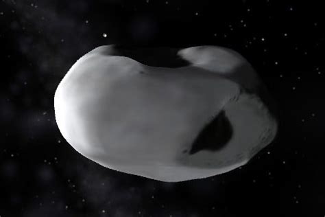 an artist's rendering of a large white object in space