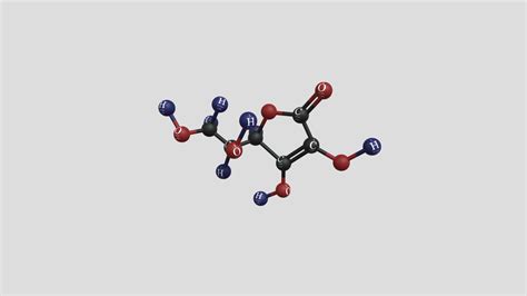 Vitamin C Molecular Model Fbx Buy Royalty Free 3d Model By Mgeneral