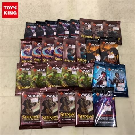 【未使用に近い】1円〜 未開封 Mtg マジックザ・ギャザリング イニストラード 真夜中の狩り セットブースター2点 カルドハイム ドラフト