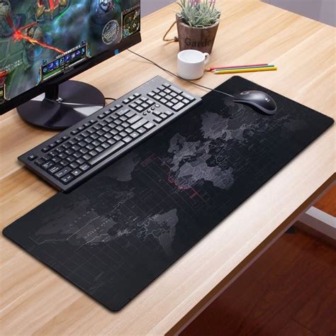 Mouse Pad Mapa X X Mm Tapete Texturizado Pc Juegos