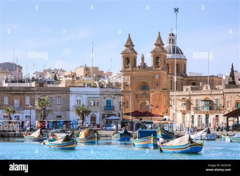 Marsaxlokk, fishing village, Malta Stock Photo - Alamy