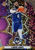 LeBron James 2021 Mosaic 286 All NBA Fast Break Purple 50 Price