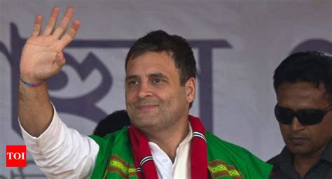 Rahul Gandhi Promises To Resolve Naga Political Problem Times Of India