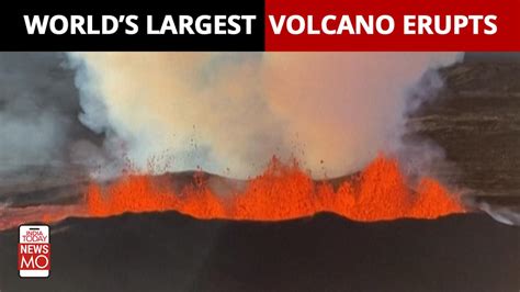 Worlds Largest Volcano Erupts In Hawaii India Today