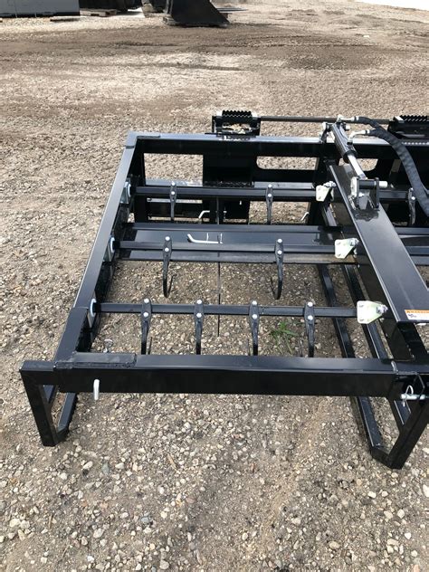 6 Pack Bale Accumulator Grapple Top Dog Attachments Skid Steers Direct