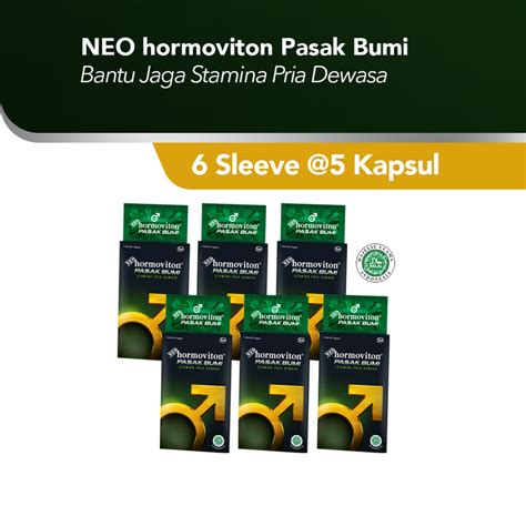 Jual Neo Hormoviton Pasak Bumi Multivitamin Dan Suplemen 6 Strip