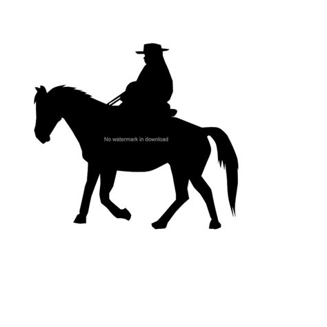 Cowboy Silhouette Svg, Cowboy Image Svg, Cowboy Silhouette F - Inspire Uplift