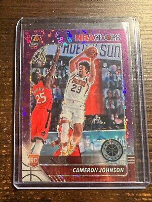 A119 132 2019 20 Hoops Premium Stock Prizms Purple Disco 208 Cameron