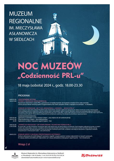 Przed Nami Niezwyk A Noc Noc Muze W Tygodnik Siedlecki