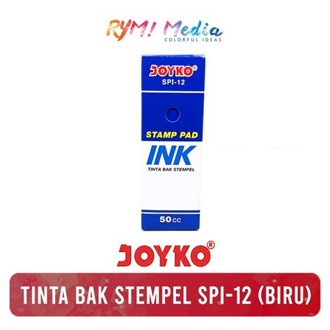 Jual Joyko Tinta Bak Stempel Isi Ulang Biru Refill Stamp Pad Ink Cc