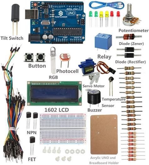 SUNFOUNDER Mega 2560 Project LCD Starter Kit For Arduino Uno R3