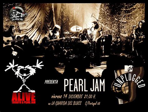 Pearl Jam Mtv Unplugged Album Cover Poster Lost Posters