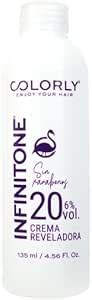 CREMA REVELADORA INFINITONE PEROXIDO 10 20 30 40 VOLUMENES COLORLY