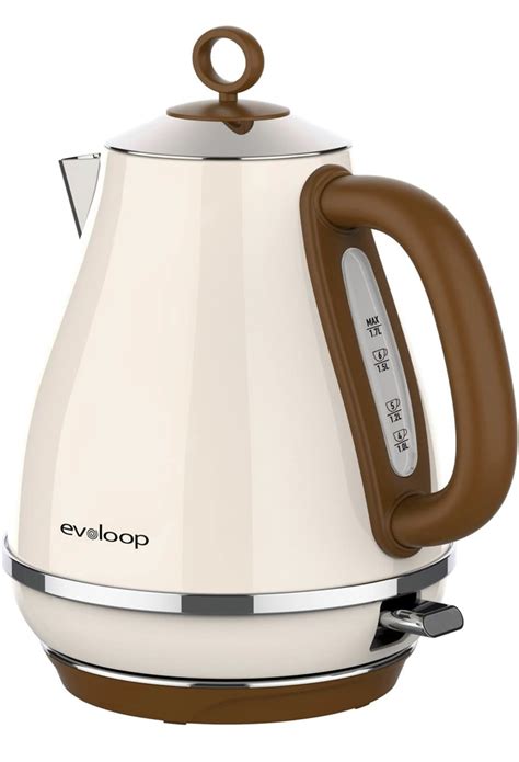 Evoloop L Electric Kettles Bpa Free Tea Kettle Hot Water Boiler Heater Stainless Steel