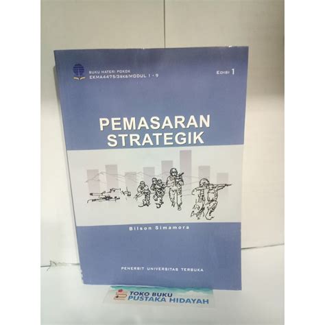 Jual Buku Pemasaran Strategik Edisi Bilson Simamora Shopee Indonesia