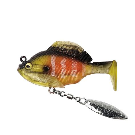 JunYeShi Fishing Bait Jumping Fish Hollow Lead Soft Bait Rotating