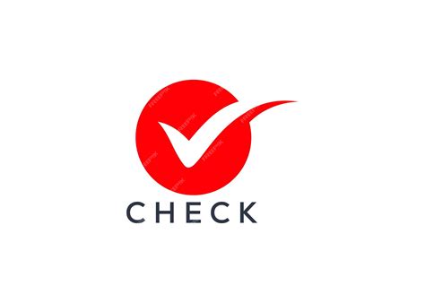 premium vector creative  minimal check mark logo vector template abstract check logo work