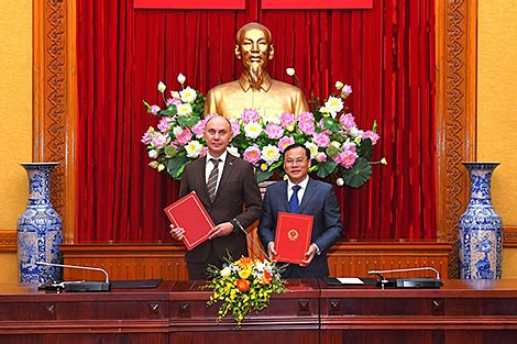 Правоохранители Беларуси и Вьетнама подписали план сотрудничества на