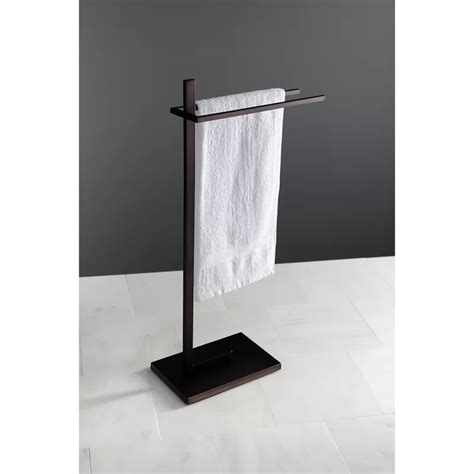 Kingston Brass Edenscape Pedestal Dual Free Standing Towel Stand Wayfair Hand Towel Stand