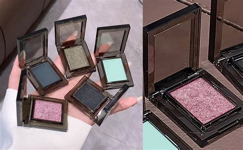 Amazon CAKAILA Single Nude Pink Shimmer Eyeshadow Monochrome Eye Shadow Apply Makeup