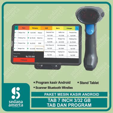 Jual Paket Mesin Kasir Android Pos Tablet Tab Inch Gb Tab