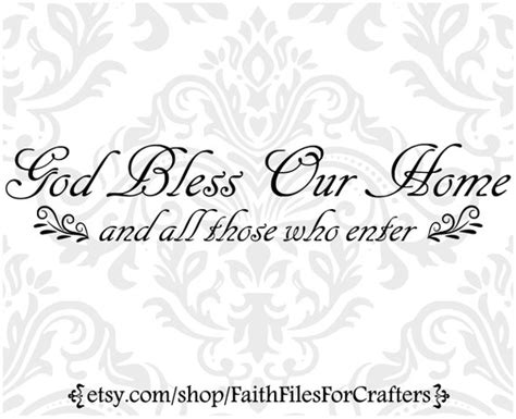 God Bless Svg God Bless Our Home Svg God Bless Print Svg | Etsy