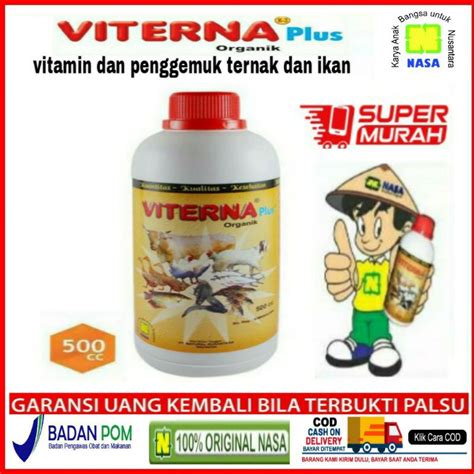 Jual VITERNA NASA VITAMIN TERNAK DAN IKAN Shopee Indonesia