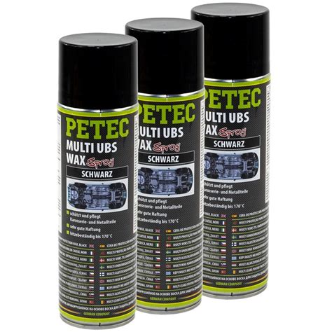 Petec Unterbodenschutz Spray Multi Ubs Wax X Ml Online Im M