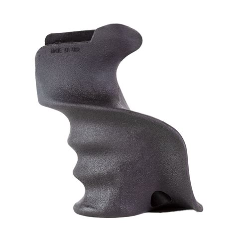 Black Plastic Heavy Duty Finger Groove Ergonomic Handle Grip