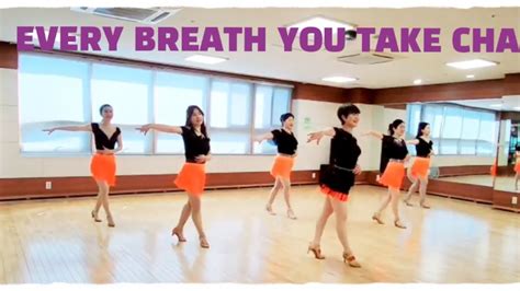 Every Breath You Take Cha Line Dance Improver 에브리 브리스 유 테이크 차 라인댄스 광양라인