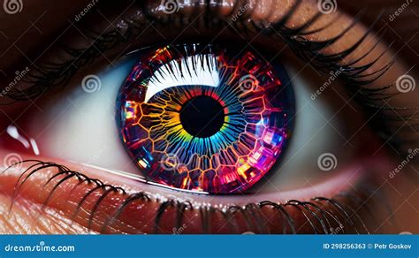 Womans Eye with a Diamond Inside Stock Image - Image of jewellery, face ...