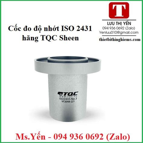 C C O Nh T Iso H Ng Tqc Sheen Viscosity Cup Iso C C