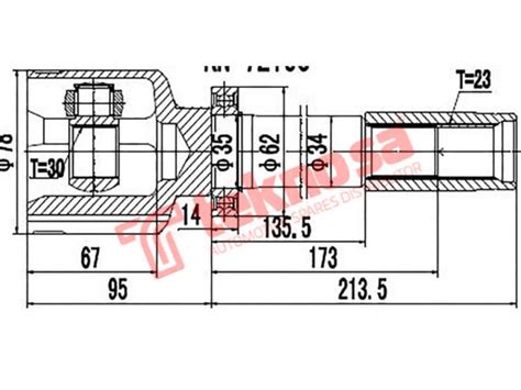 Renault Megane Passenger Inner CV Joint Motorpart Mart