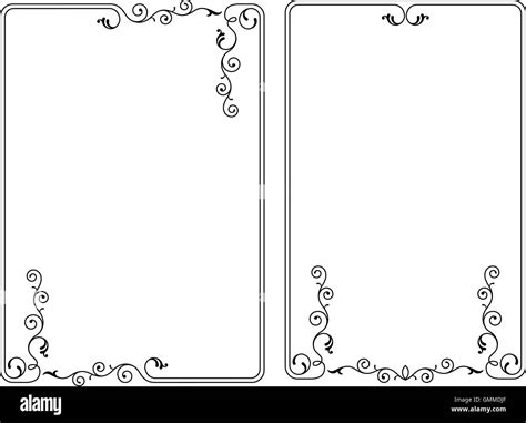 Frame Border Design Stock Vector Image & Art - Alamy