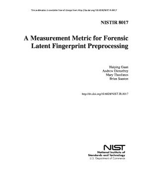 Fillable Online Nvlpubs Nist A Measurement Metric For Forensic Fax