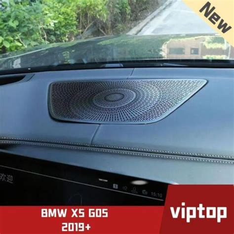 Aluminum Front Dashboard Speaker Cover Trim For Bmw X X G G G