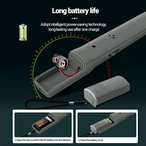 Handheld Metal Detector DM3004A With High Sensitivity Scanner For