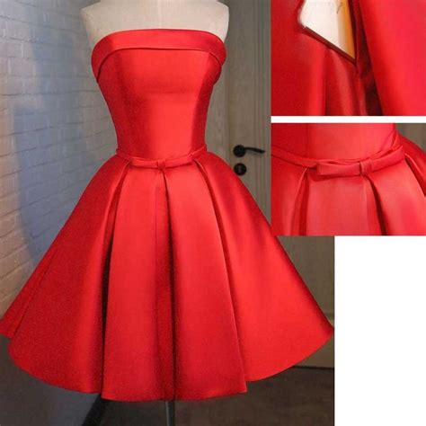 Resultado De Imagen Para Vestido Rojo Quemado Corto Juvenil Prom