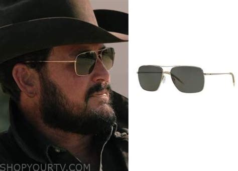 Yellowstone Season 5 Episode 5 Ripps Gold Rim Aviator Sunglasses