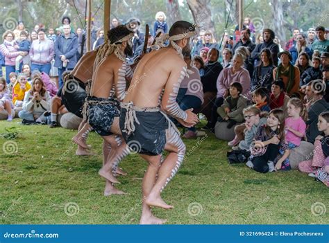 Australian Aboriginal Welcome To Country And Dance Performance At The