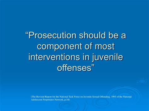 PPT Juvenile Sex Offenders Characteristics Assessment And Treatment PowerPoint Presentation