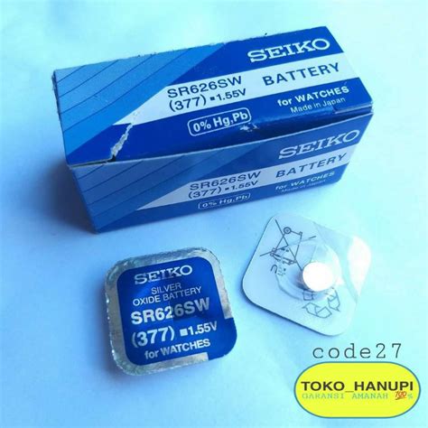 Jual Baterai Jam Tangan Seiko Sr Sw Original Japan Shopee Indonesia