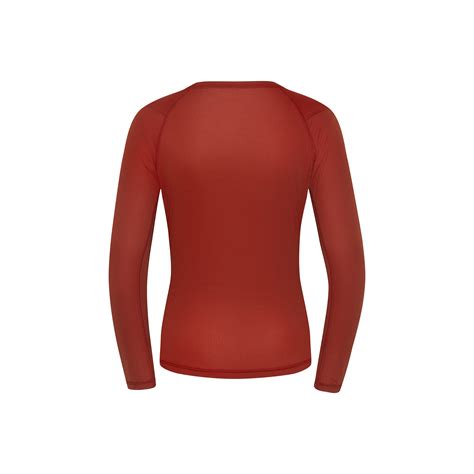 Koszulka RIX LONGSLEEVE WOMEN Oaky Red Fjord Nansen