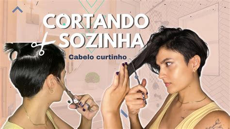 Cortando Cabelo Curto Em Casa - COMO RETOCO MEU CORTE CURTO SOZINHA | Cortando o cabelo em casa - YouTube