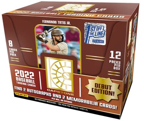 2022 Panini Capstone Baseball Checklist Set Details Boxes Date