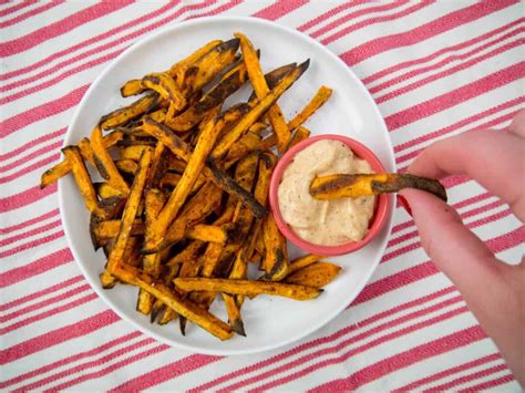 Healthy Sweet Potato Fries with Seasoned Aioli | Sip + Spice